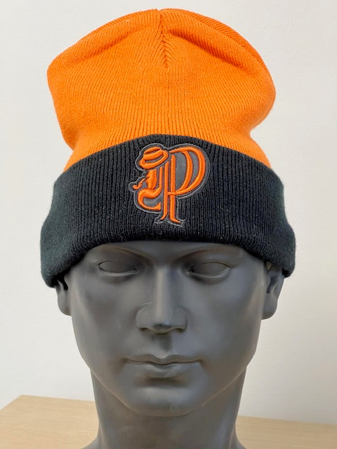 berretto invernale nero/arancione